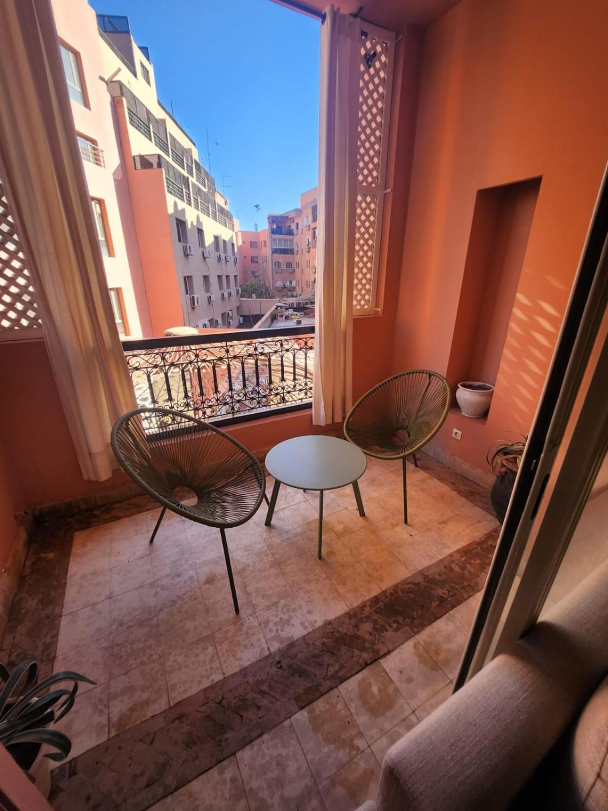 Appartement Patio Centre Gueliz Marraquexe Exterior foto